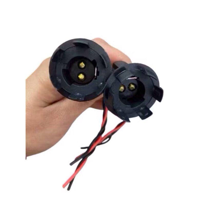 Kit Par de Soquete Universal Para Lampada 2 Polos Freio E Seta Farol