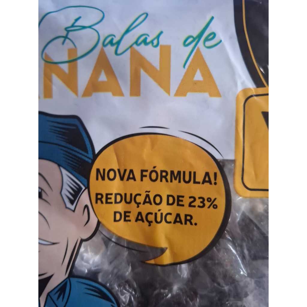 BALA DE BANANA TRADICIONAL LIGHT  (23% MENOS AÇÚCAR) 1 kg em Oferta na Shopee