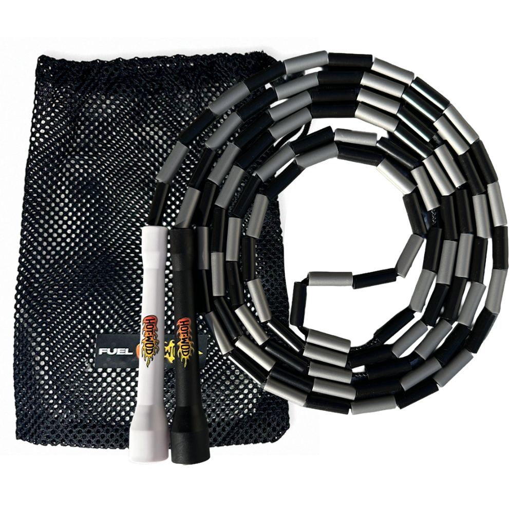 Corda Pular Segmentada Crossover Beaded Rope Freestyle Ajustável Original Fuel Sports - Eclipse