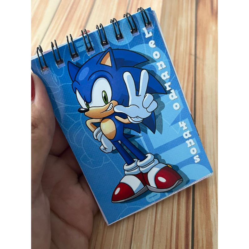 Bloco de notas Personalizados TEMAS DIVERSOS SAFARI - sonic ASTRONAUTA - rei leão STITCH - bailarina DINO
