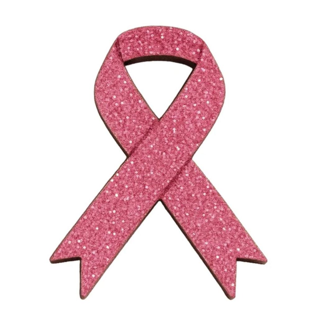 kit 20/60/100 Adesivo Pet Outubro Rosa Laço Pet Aplique Colante Lacinho Pet