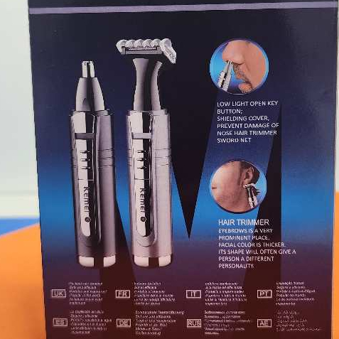 Aparador de pelos para nariz, barba, sobrancelha, cabelo, orelhas
