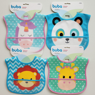 Babador com Bolso Pega/Cata Migalhas Impermeável Ajuste Fixador Buba Ajustável Menino Menina Bebe em Oferta na Shopee
