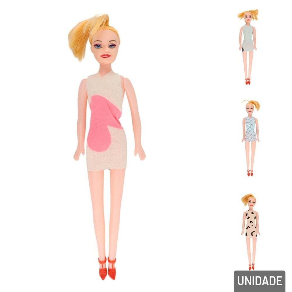 Boneca Fashion Magrela Linda Bell Sortidas