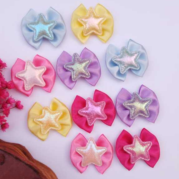 Laço Pet PEQUENO Candy Color Laço Pet Adesivo Laço Pet Colante Laço dia das mães