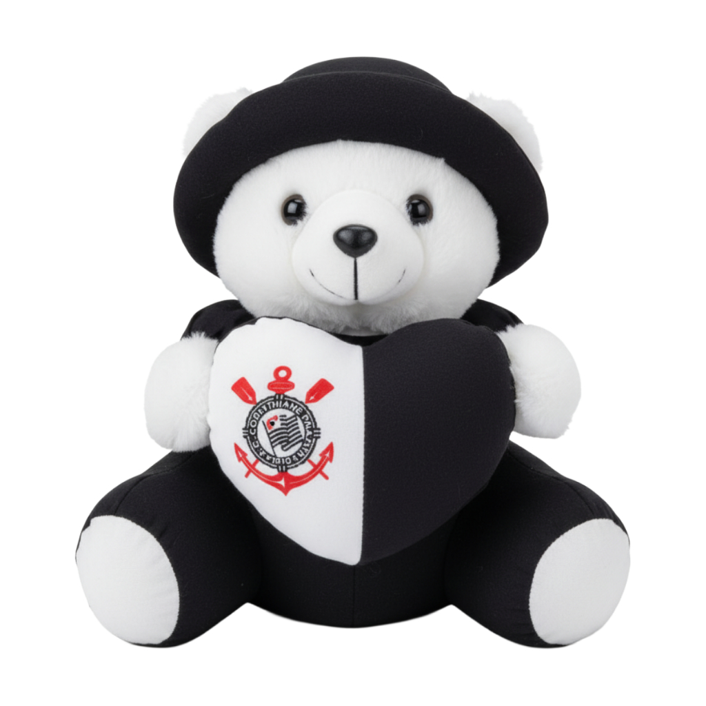 Urso De Pelúcia Do Corinthians em Oferta na Shopee