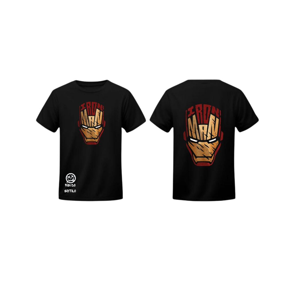 Camiseta Homem de Ferro – Estilo Clássico