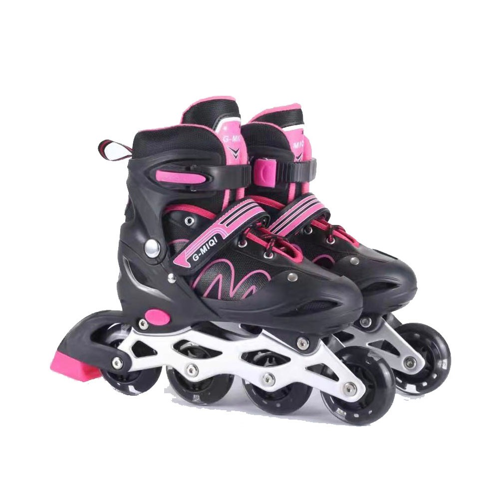 Patins Crianca Inline Meninas Roller Infantil Ajustavel 4 Rodas Reto Barato Promocao
