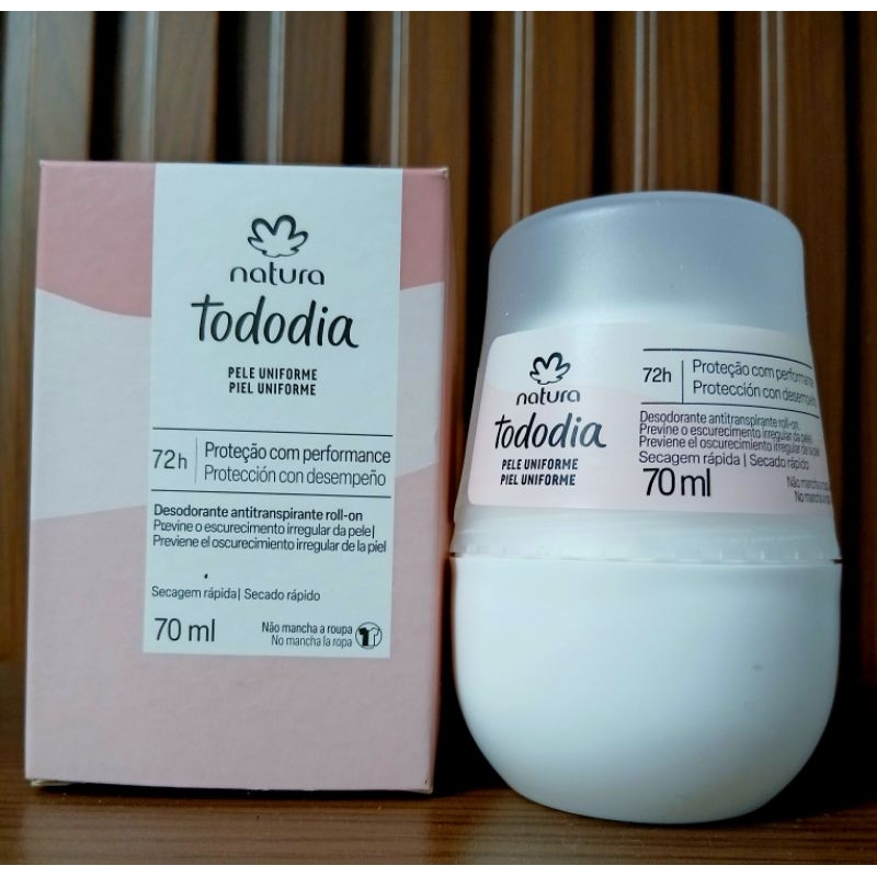 Desodorante  Clareador Natura Pele Uniforme/ Aclarar Natura 70ml Lançamento Validade 07/27