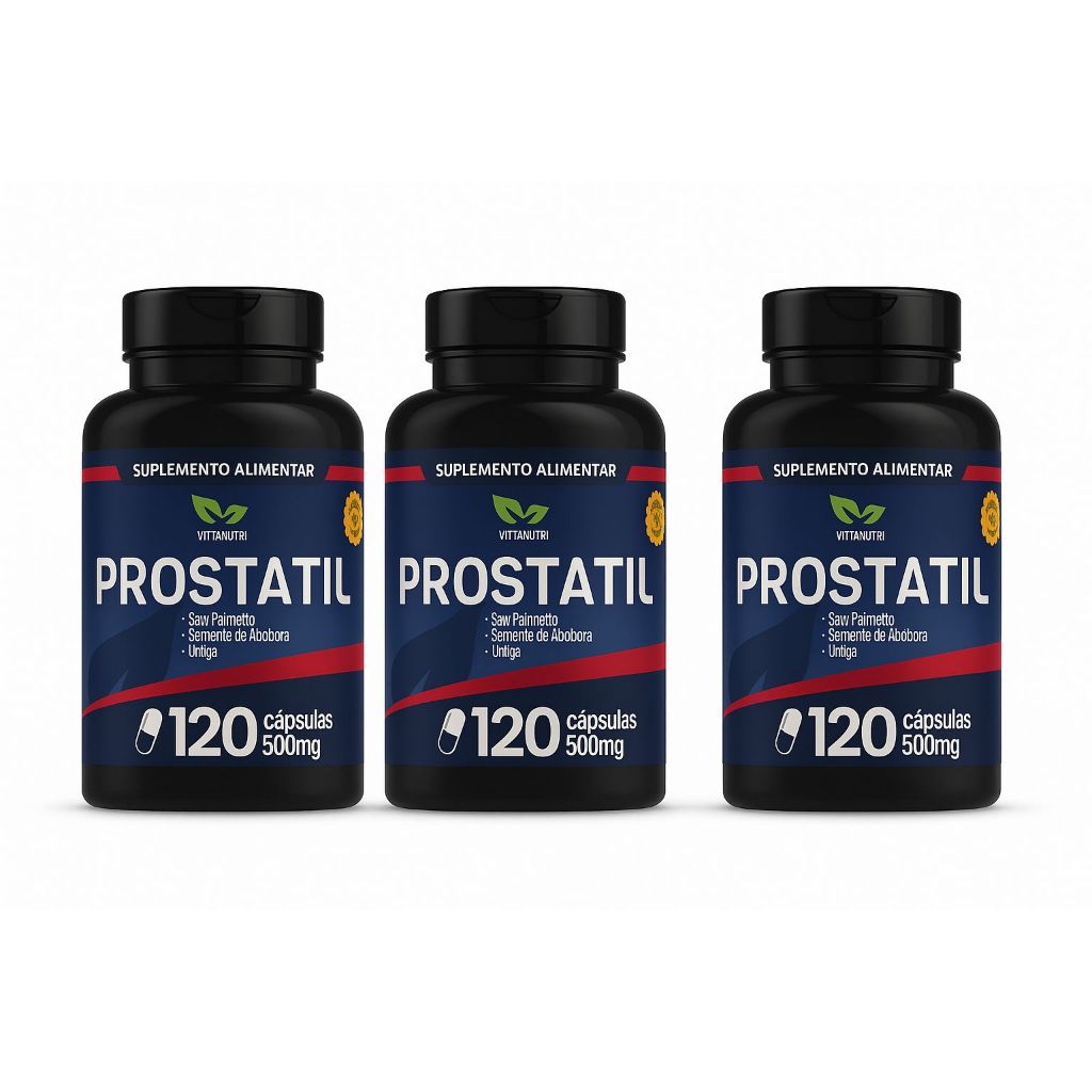 Prostatil - Saw Palmetto - Semente de Abóbora - Urtiga - Vitta Nutri - Cuide do que mais Importa - Envio Rápido.