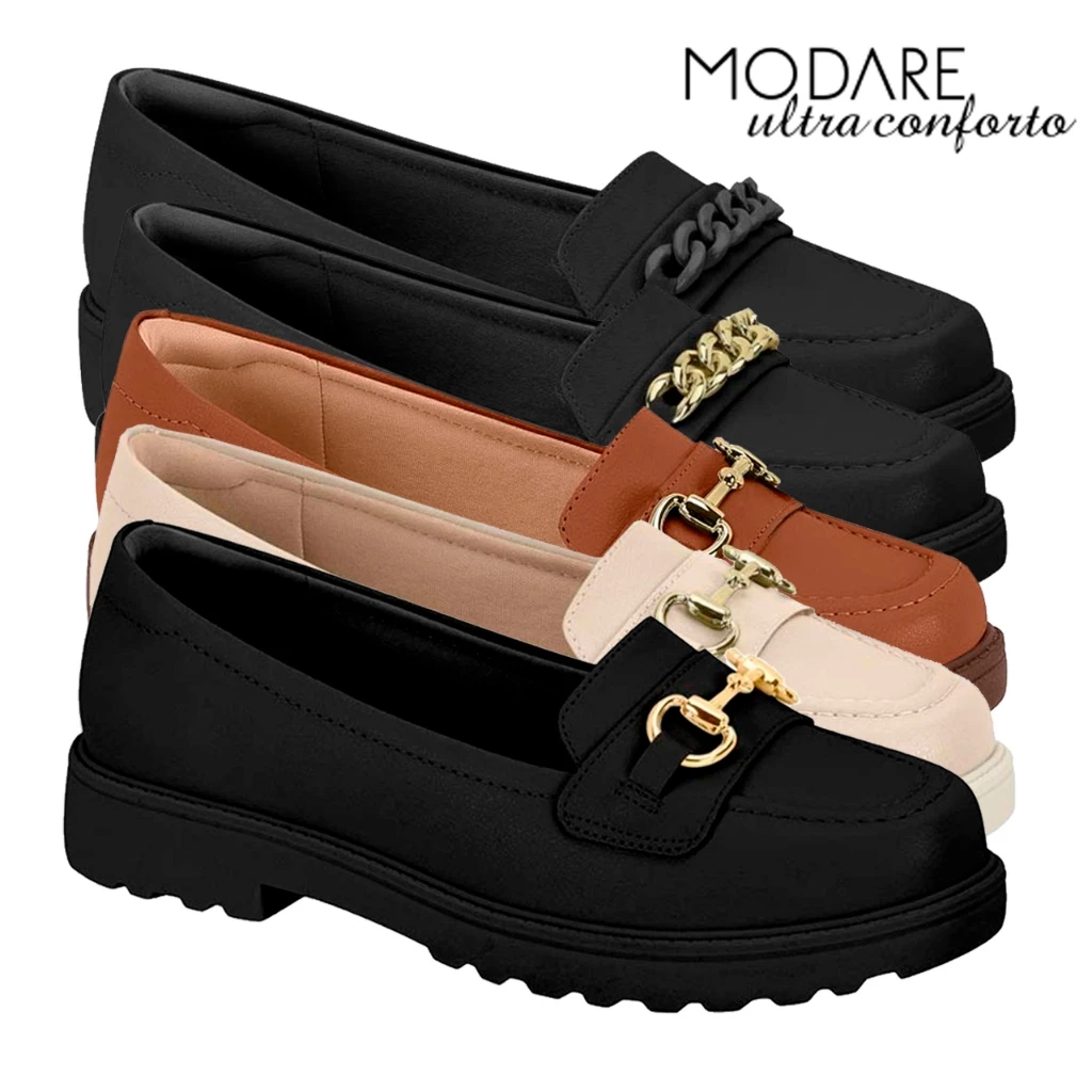 Sapato Mocassim Feminino Modare Ortopédico Ultraconforto Tratorada Confortável Original — imagem 1
