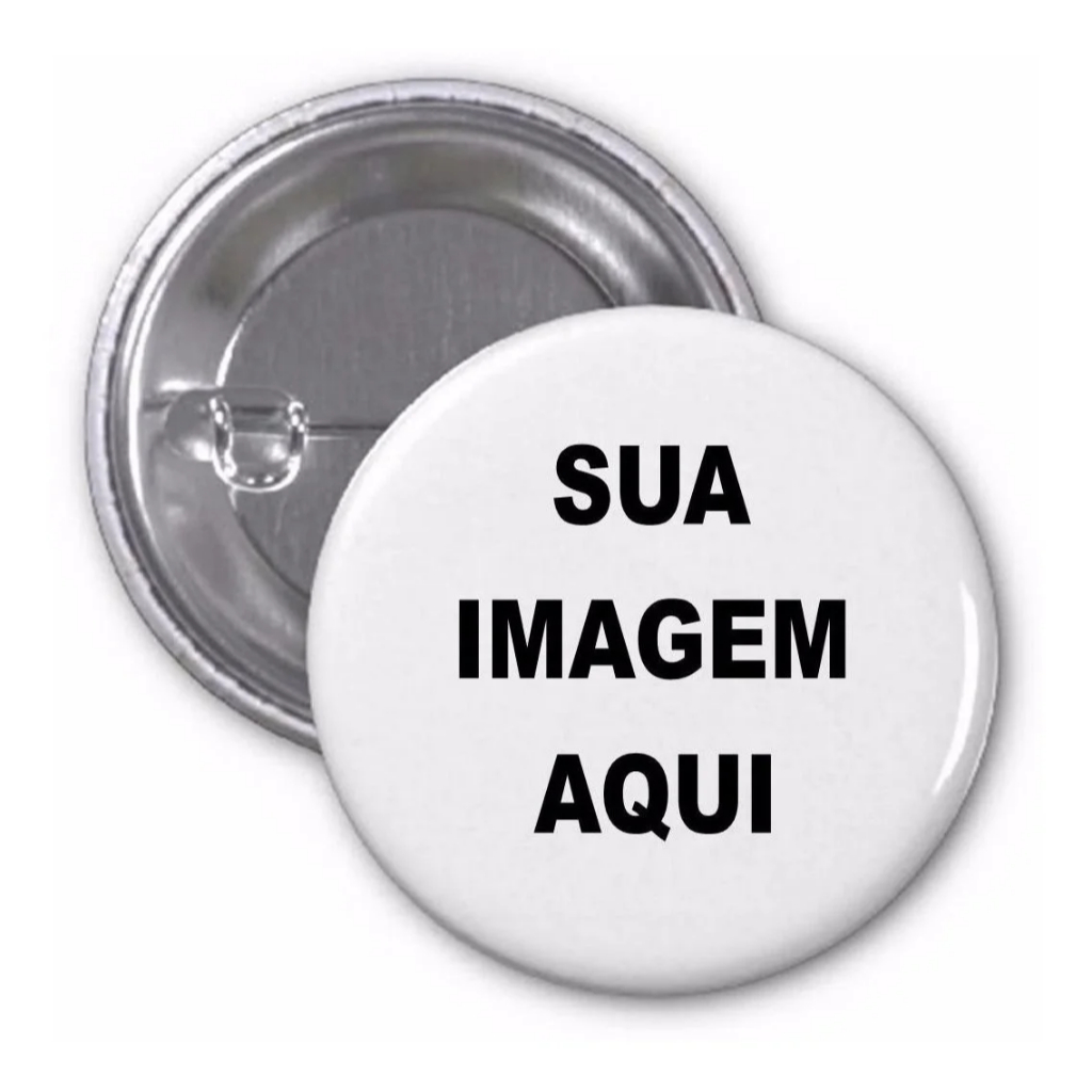 Kit Bottons pin button Broche Personalizado 3,3cm 4,5cm 5,8cm kit 2 3 4 5 6 unidades