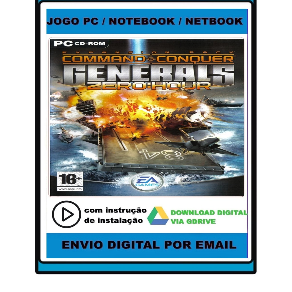 Command & Conquer Generals + Zero Hour - Pc
