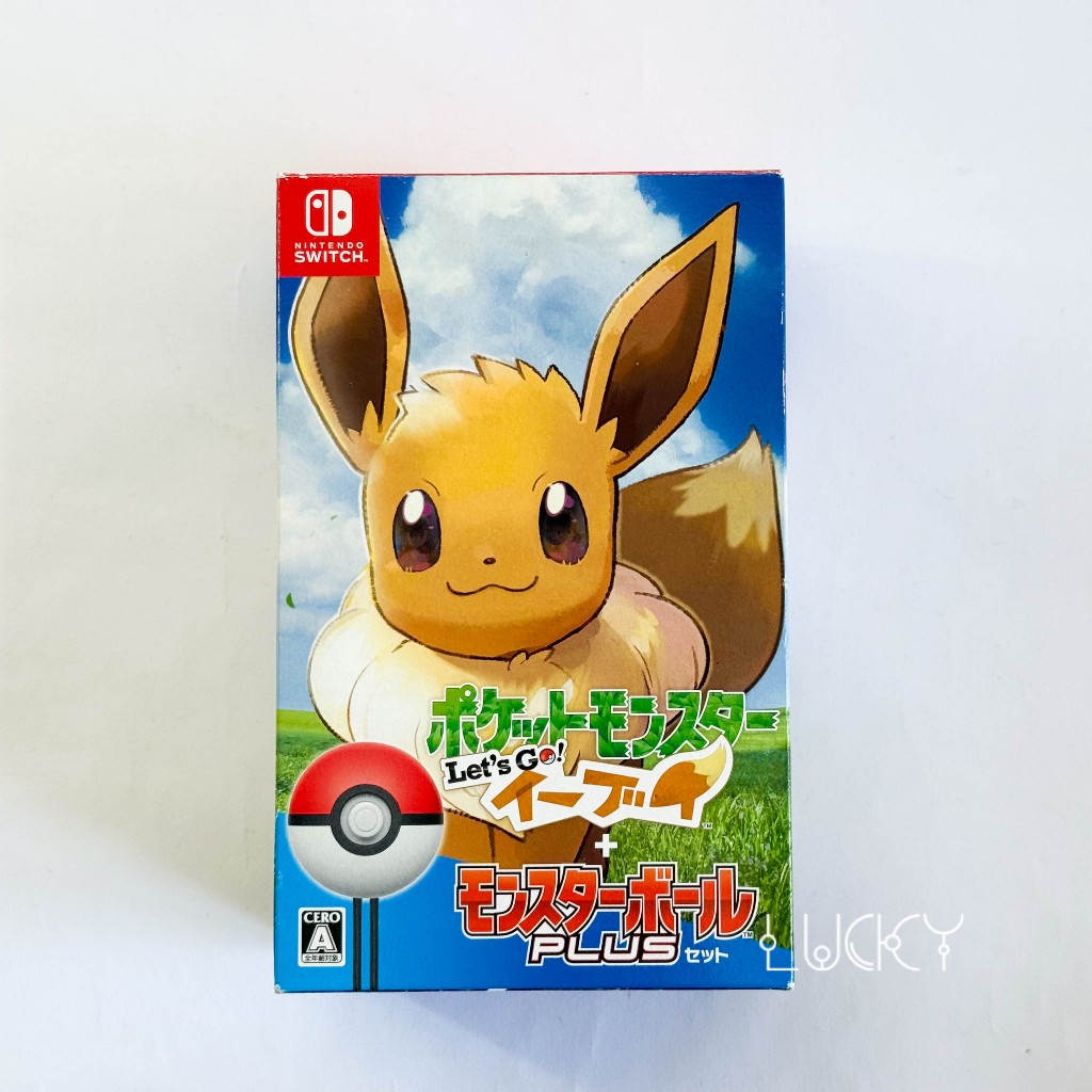 Pokemon Let's Go Eevee Poke Ball Plus Bundle Nintendo Switch