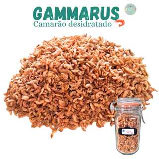 Gammarus desidratado, petisco proteina para roedores, hamster, gerbil, twister,tartaruga. em Oferta na Shopee