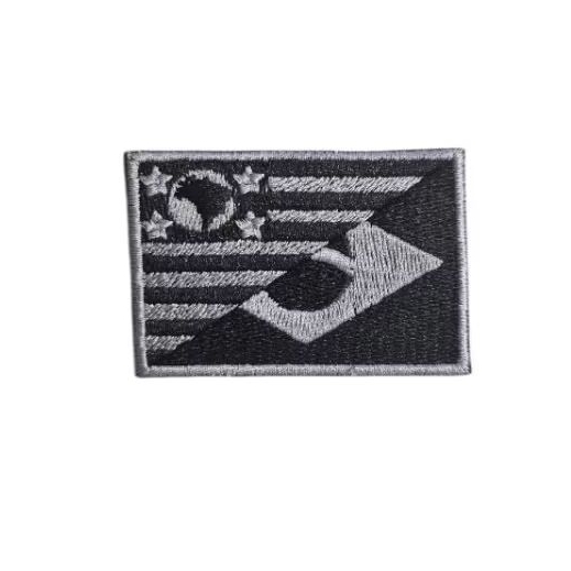 Patch Bordado Bandeira do Brasil e São Paulo • 6x4cm • Costura, Velcro, Termocolante, adesivo