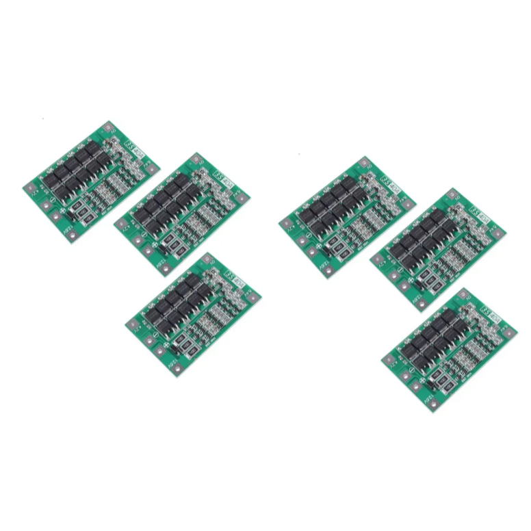 🔋6 x Placas de Proteção BMS 3S 40A 12,6V – Bateria LiPo Li-ion Balanceada