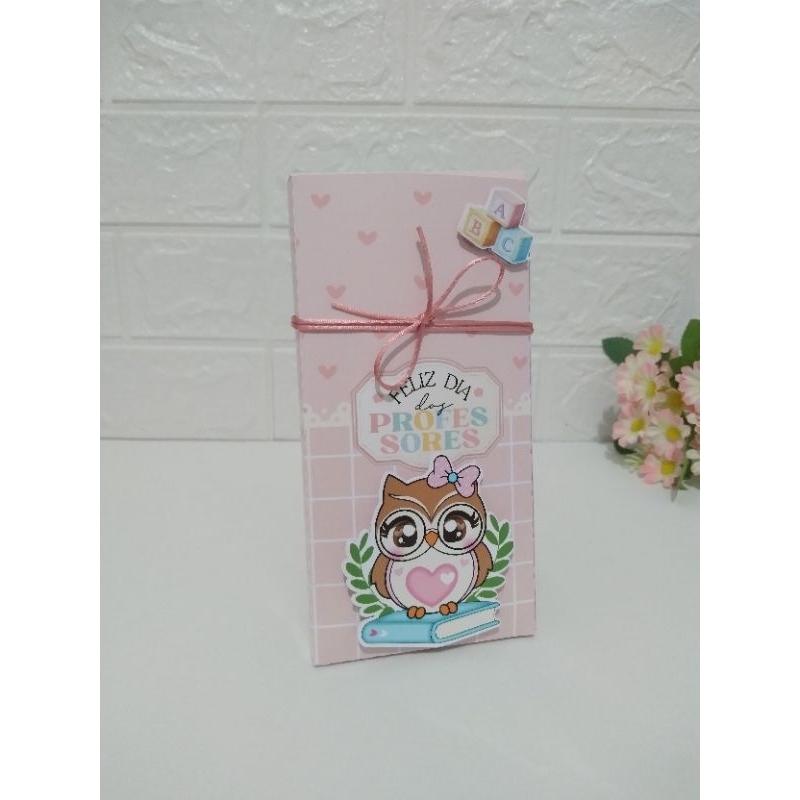 Caixa Barra De Chocolate Personalizada Dia Dos Professores/Lembrancinhas Personalizadas/Caixinhas