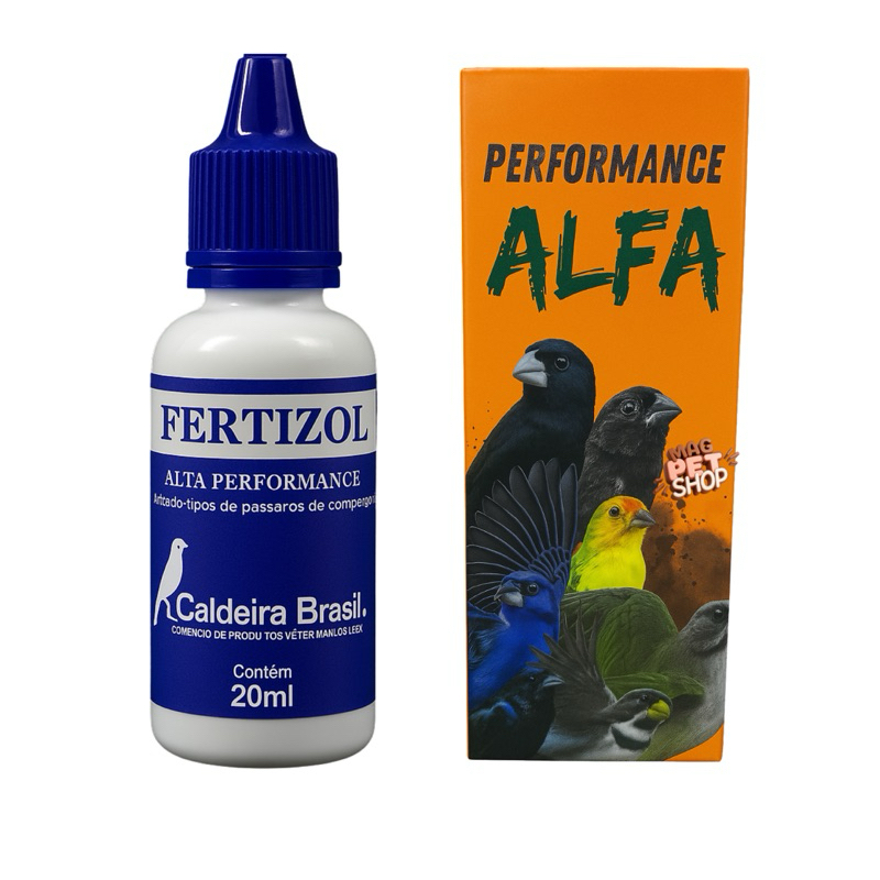 Kit Fertizol Alta Performance 20 ml+ Óleo Performance Alfafly 5 ml Reprodução e Torneio
