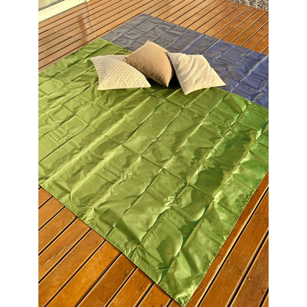 Tapete de Praia Impermeável 210 x 200 cm A Prova de D'água Piquenique Acampamento e Praia