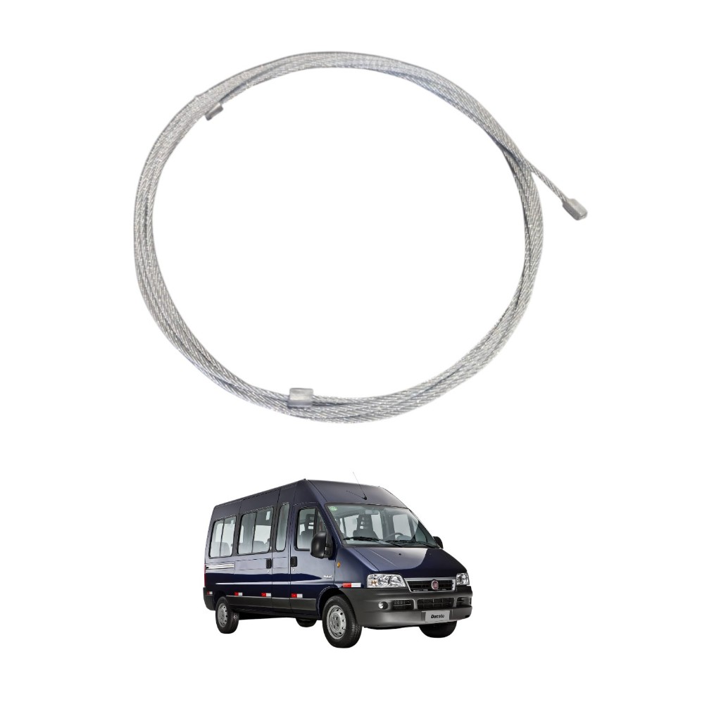 Kit Reparo Manual Cabo Dianteiro Máquina Vidro Fiat Ducato