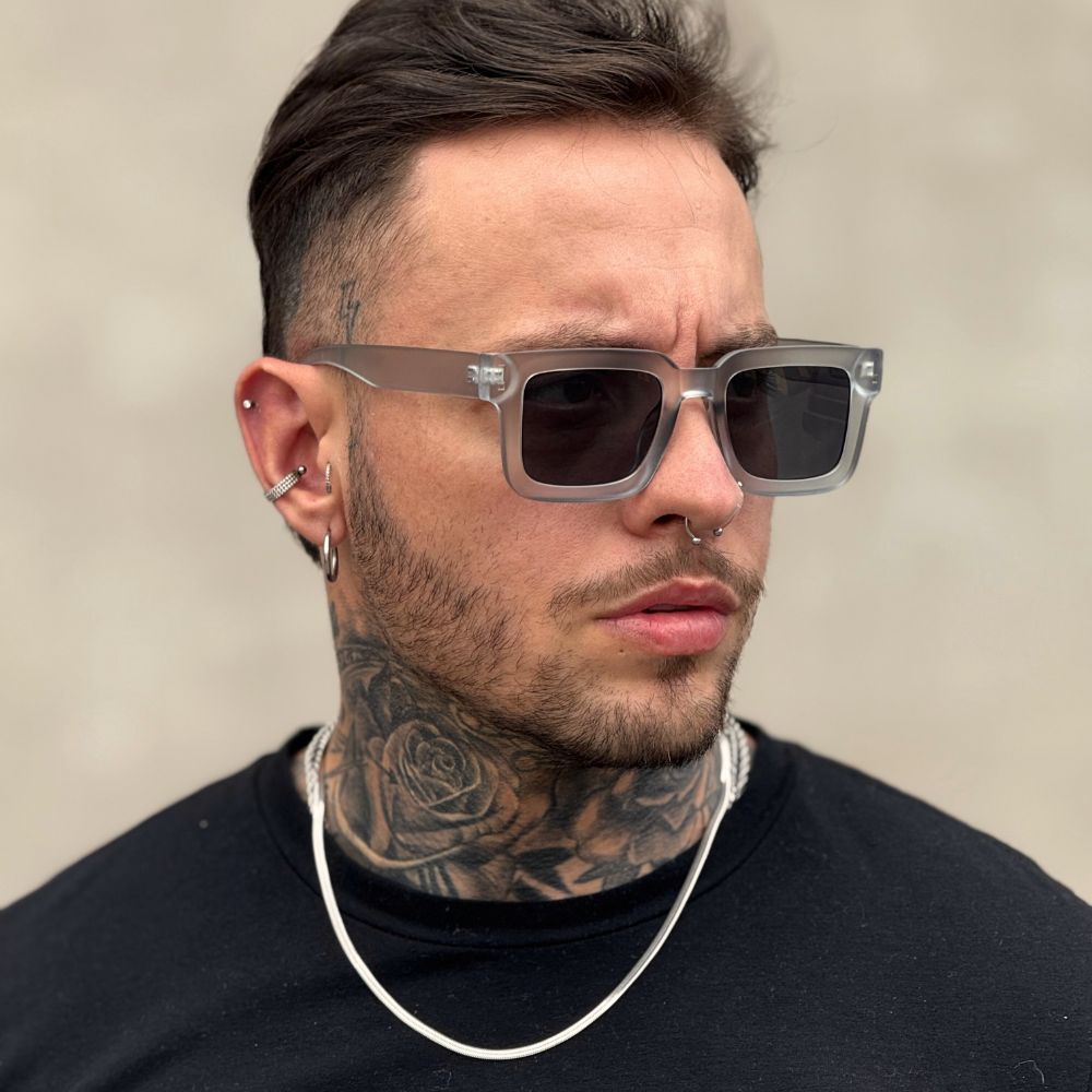 Óculos de Sol Retrô Retangular Unissex - Denver em Oferta na Shopee
