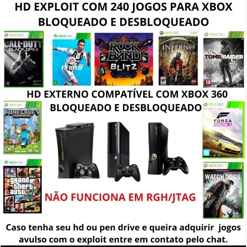 Xbox 360 Desbloqueado: Onde Comprar | BuscaProdutos