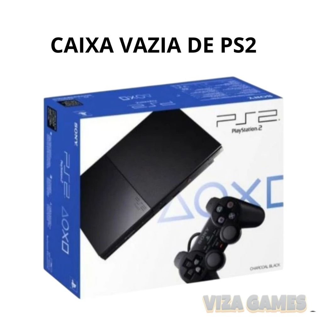 Caixa Vazia do Playstation 2 Slim - PS2 - Embalagem Nova
