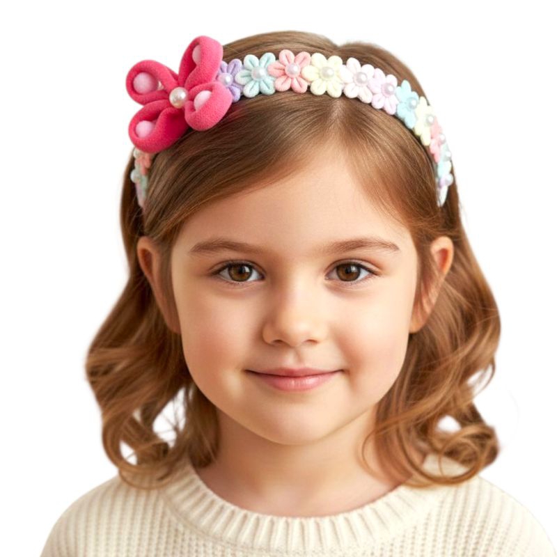Tiara de Cabelo Acessórios Infantil Florzinhas