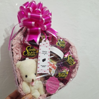 kits Presentes Dia Dos Pais/Aniversário Natal Chocolate Nutella Bombons Ursinho em Oferta na Shopee