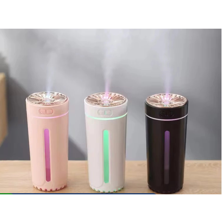 Umidificador de Ar Portátil Ultrassônico Silencioso 5V USB ON-UM613 Led Decorativo