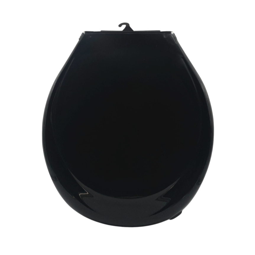 Assento Sanitário Almofadado Hyper Preto