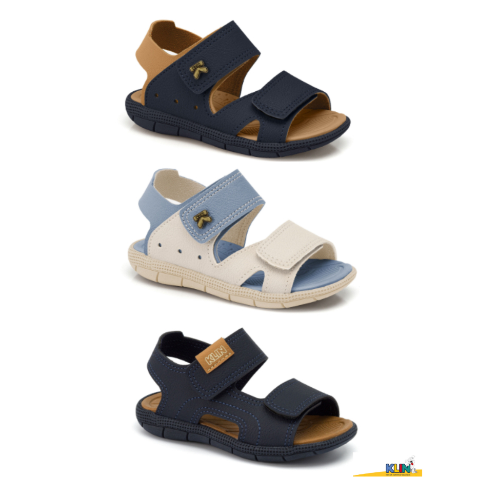 Sandalia Papete Infantil Klin MENINOS  171190000 em Oferta na Shopee