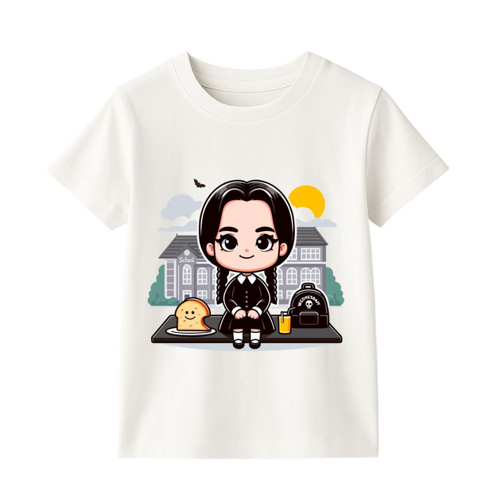 Camiseta Basica Estampada Camisa 100% Algodão Unissex Wandinha Vandinha