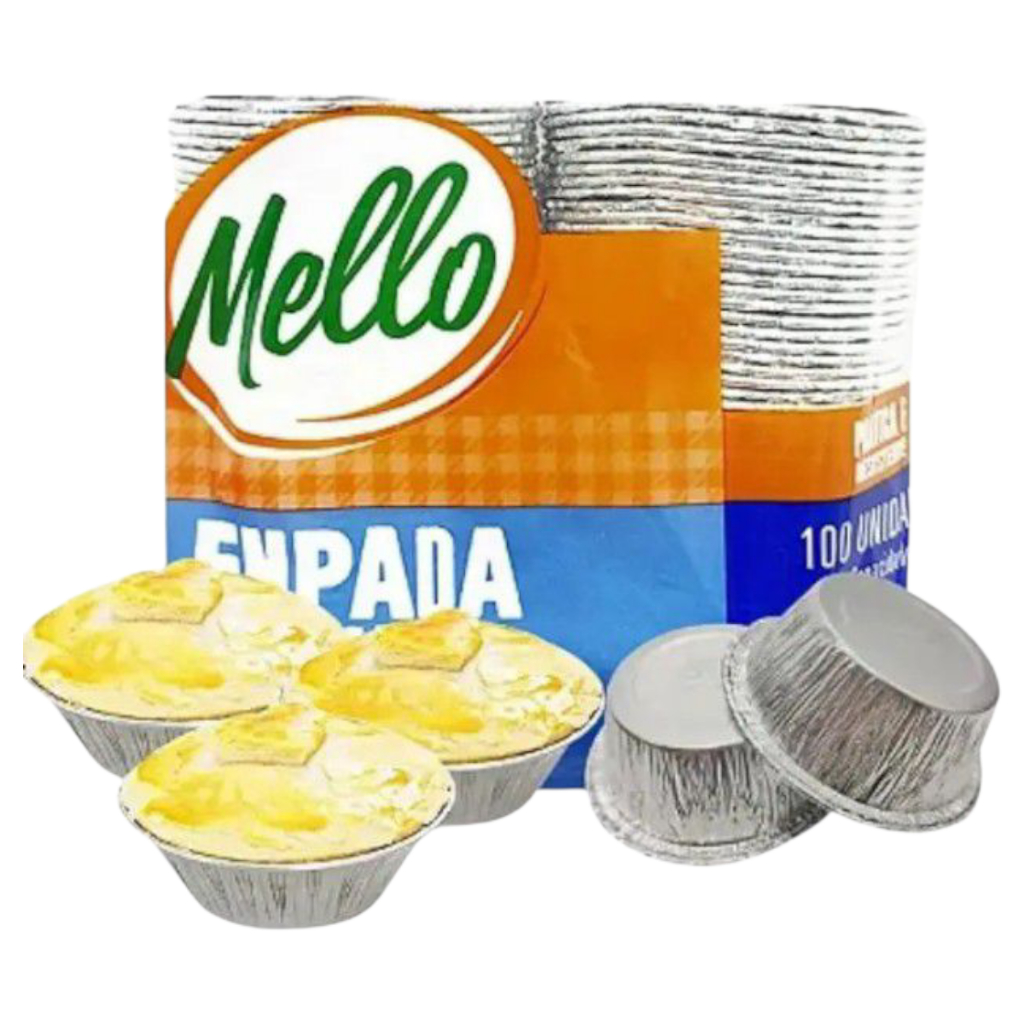 100 Forminhas De Aluminio 80ml Forma Descartável Para Empada Média Mini Torta em Oferta na Shopee