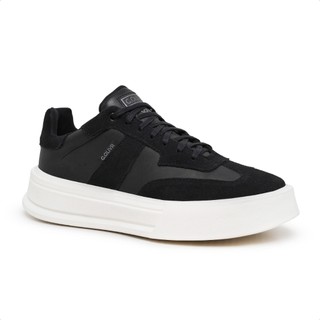 Tênis Casual Moderno Macio Palmilha Gel Couro Sneaker Cadarço Calce Fácil