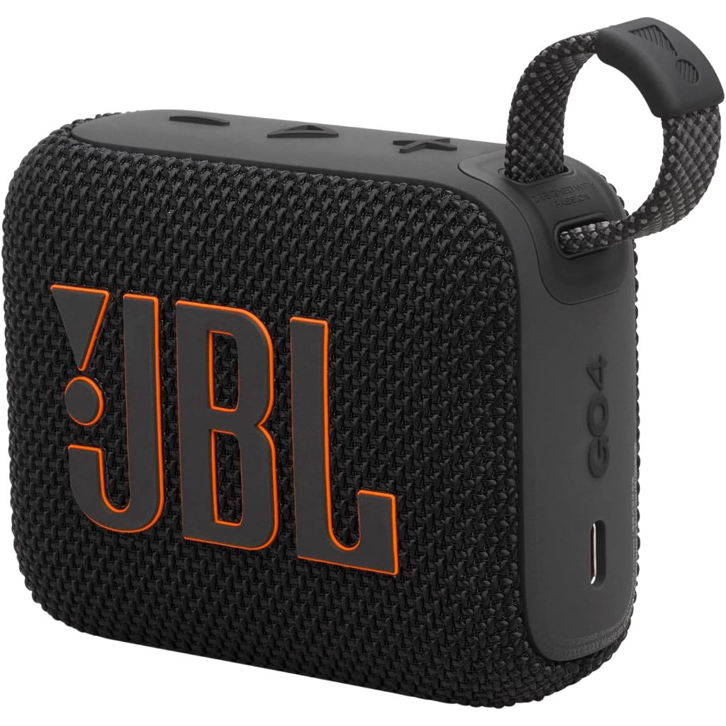 JBL, Caixa de Som, JBL, Go 4, Bluetooth, Portátil, Auracast, À Prova D'água e Poeira - Preta