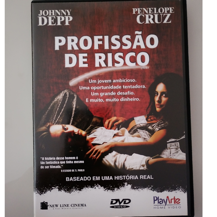 Profissão de risco - DVD - Johnny Depp - Penelope Cruz