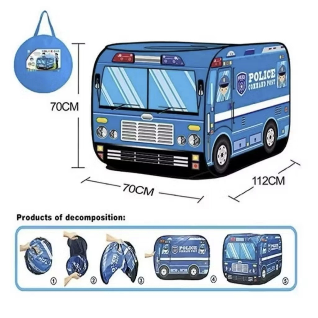 Barraca Infantil Menino Minha Casinha Tenda Cabana Policia Bombeiro Menina Presente Dia Dos Criancas