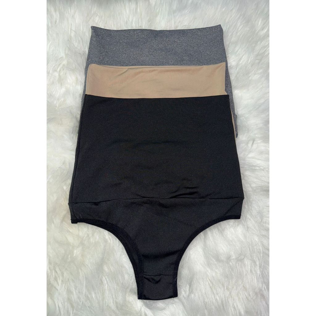 Kit 3 Calcinhas Cinta Modeladora Feminina – Alta Compressão, Cós Duplo, Não Enrola – Lingerie em Oferta na Shopee
