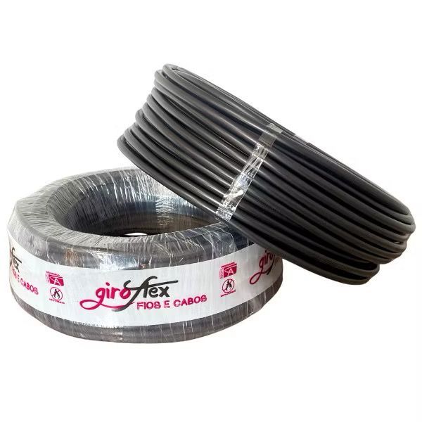 Rolo 100 Metros Fio Cabo PP 2 x 0.50 Mm 2 Vias