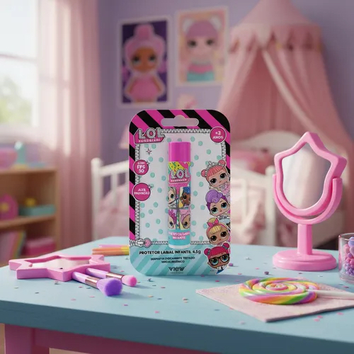 Protetor Labial LOL Surprise FPS 30 | Proteção Solar Infantil | Hidratação | Dermatologicamente Testado em Oferta na Shopee