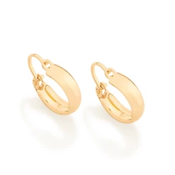 Brinco Argola Infantil Banhado a Ouro 18k 520763