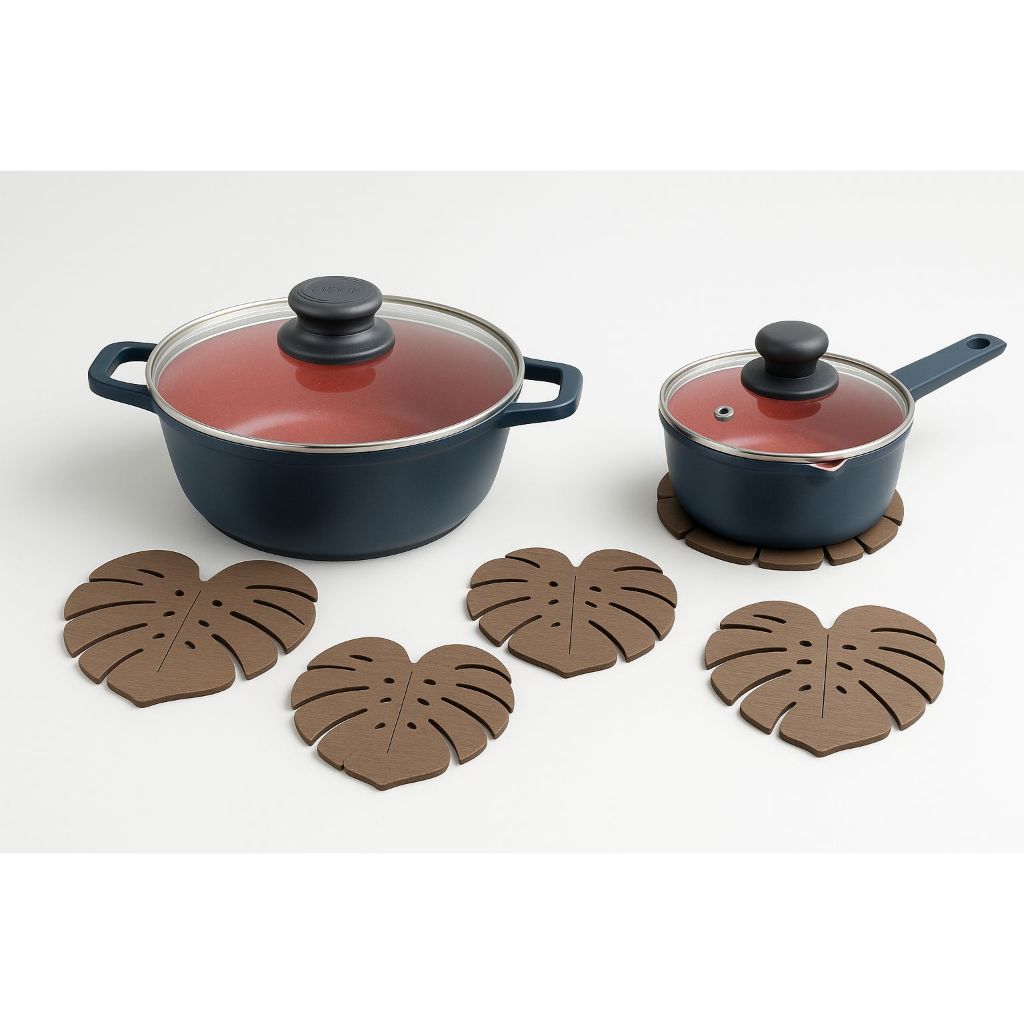 Kit com 5 ,Descansos Apoio Suporte De Panela/pratos/jarra De Suco em Oferta na Shopee