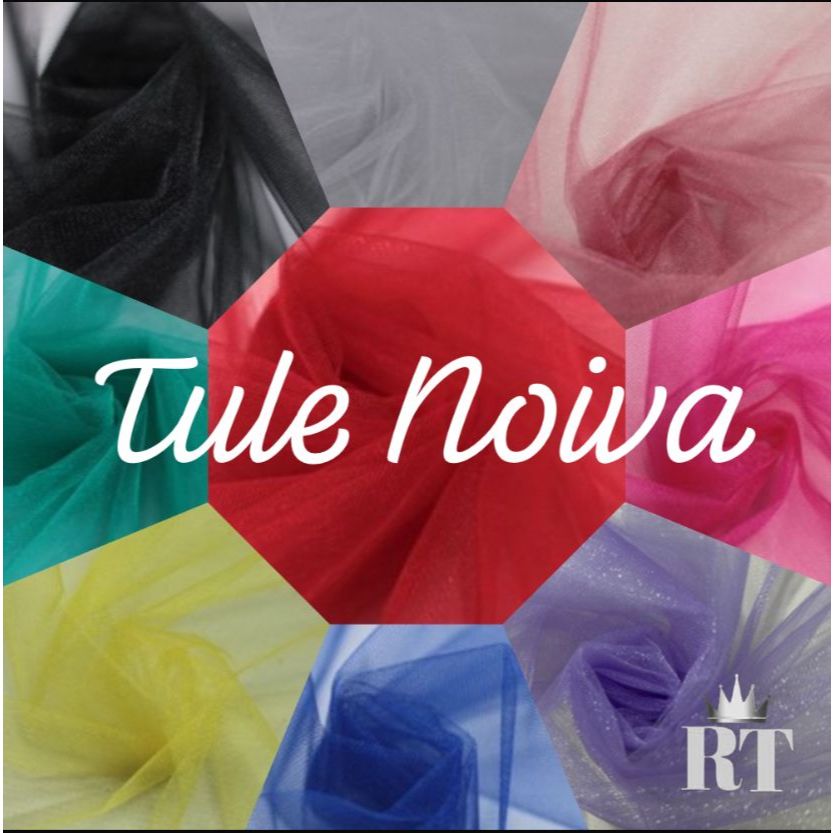 5 Metros de Tecido Tule Noiva "Tule Francês"  POR 3,20 DE LARGURA VÁRIAS CORES em Oferta na Shopee
