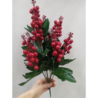 buquê com 10 azevinho para decoração de natal,árvore de natal, enfeite para decoração