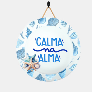 Enfeite Porta Entrada Coleção Mar Em Mdf Casa Decoração em Oferta na Shopee