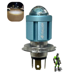Lâmpadas Led Moto H4 Ba20d 6500k Olho De Peixe Potente