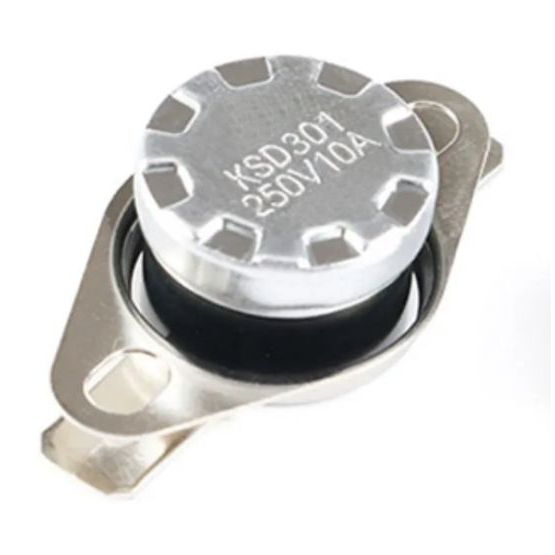 Termostato + pasta termica  KSD301 - 250 V - 10 A - normal fechado (ESCOLHA)