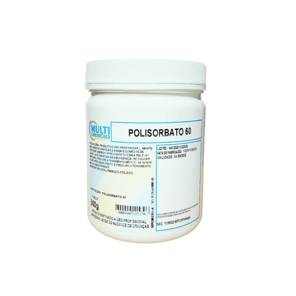 Polisorbato 60 - 500G - Emulsificante - Solubilizante
